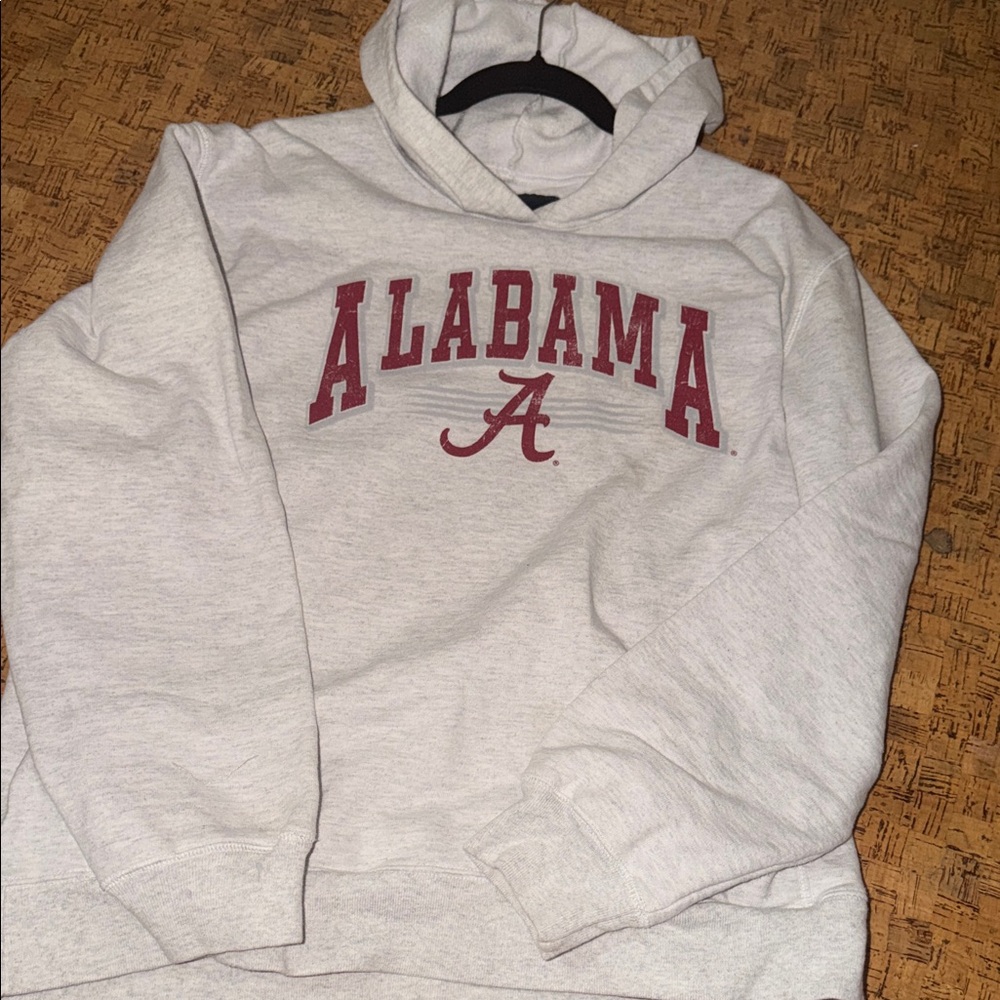 League Alabama Light Gray Hoodie